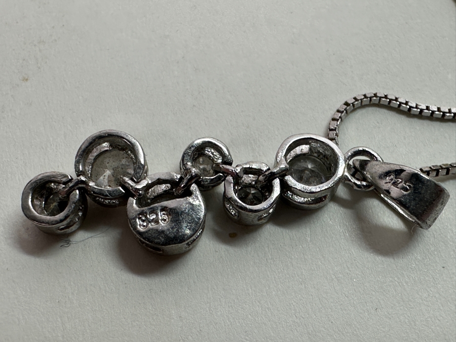 Sterling Silver Pendant With 18' Sterling Silver Chain Necklace 4.3g [Photo 5]