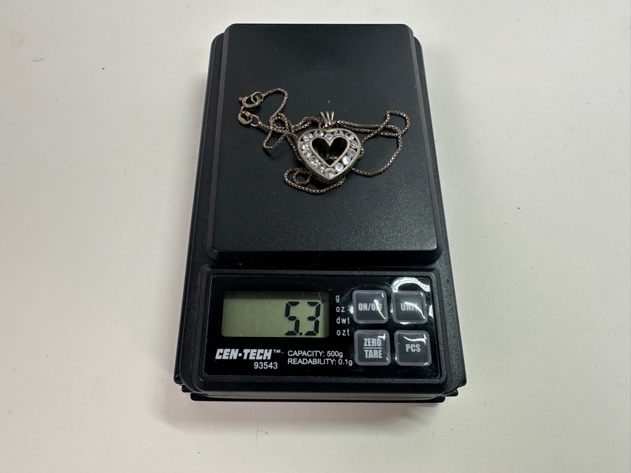 Sterling Silver Pendant With 20' Sterling Silver Chain Necklace 5.3g [Photo 5]