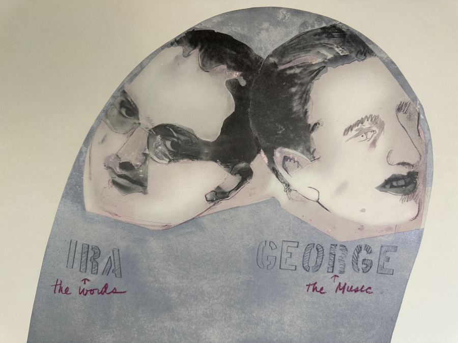 Vintage Museum Of The City Of New York Gershwin Exhibition Poster Mounted On Posterboard 26 X 37 [Photo 2]