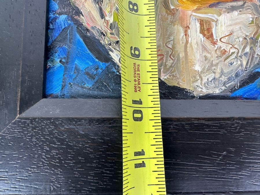 Ellen Dieter Original Abstract Expressionist Oil Painting On Board 8 X 10 Framed [Photo 9]