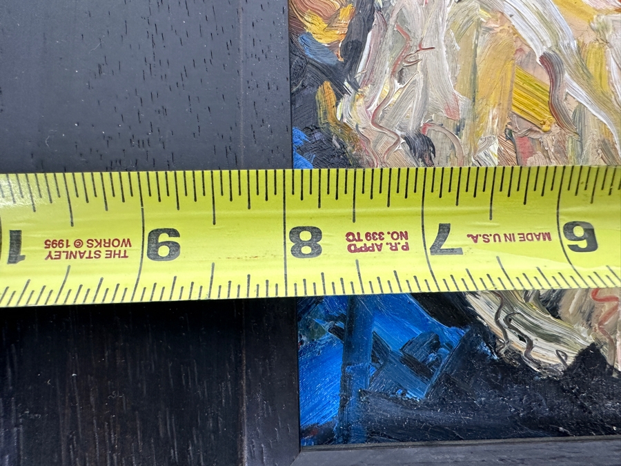 Ellen Dieter Original Abstract Expressionist Oil Painting On Board 8 X 10 Framed [Photo 8]