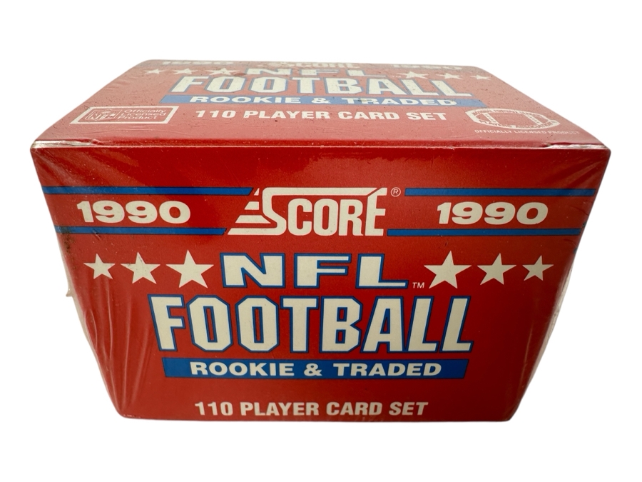 Vintage 1990 Factory Sealed Score NFL Football Rookie & Traded Cards 110 Players [Photo 1]