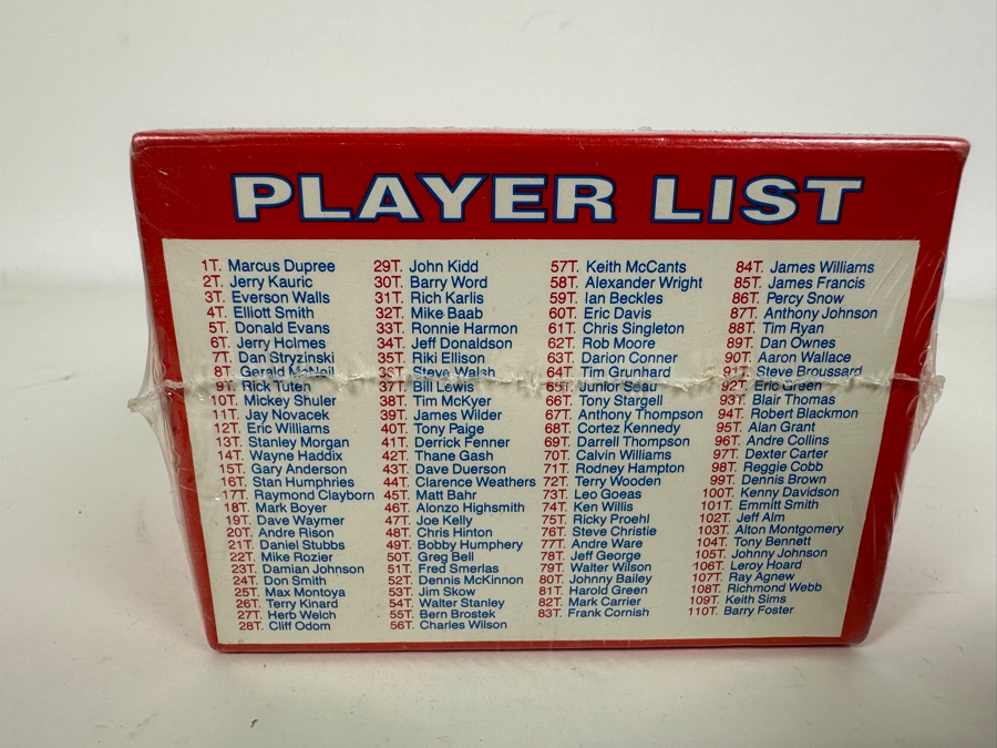 Vintage 1990 Factory Sealed Score NFL Football Rookie & Traded Cards 110 Players [Photo 4]