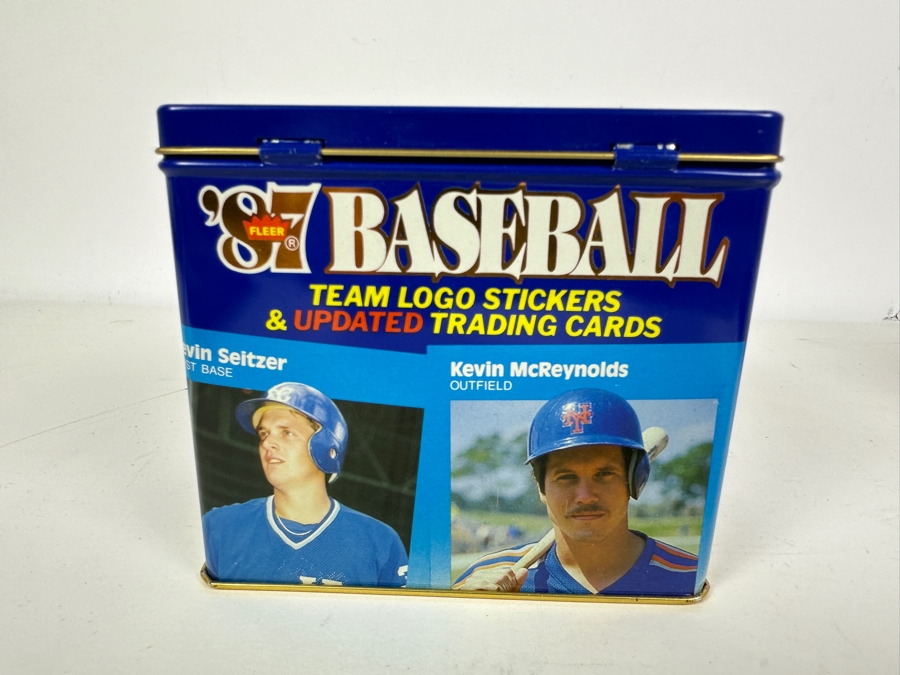 Vintage 1987 Fleer Baseball Cards Mint MLB Cards Tin Box Set [Photo 7]