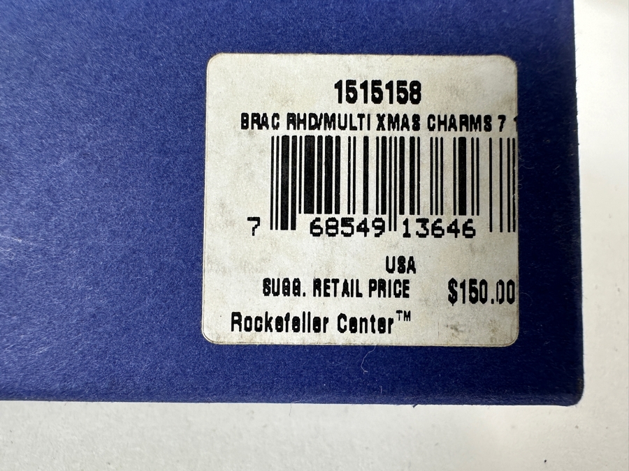 Christmas Themed Charm Bracelet Retails $150 [Photo 5]