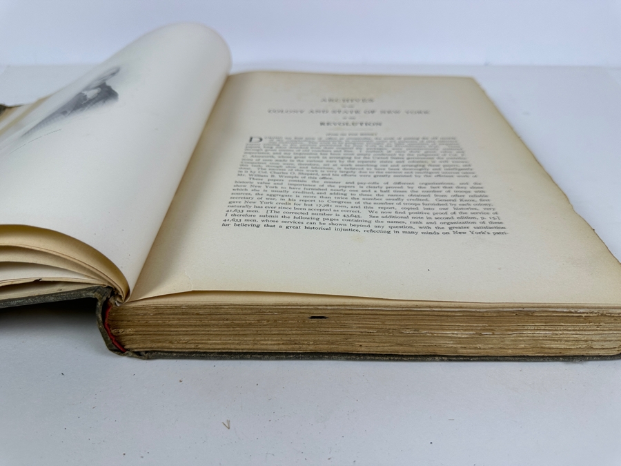 Antique 1898 Second Edition Hardcover Book New York In The Revolution As Colony And State By James A. Roberts - Details The Role Of New York In The American Revolutionary War [Photo 18]