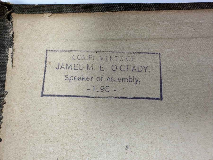 Antique 1898 Second Edition Hardcover Book New York In The Revolution As Colony And State By James A. Roberts - Details The Role Of New York In The American Revolutionary War [Photo 2]
