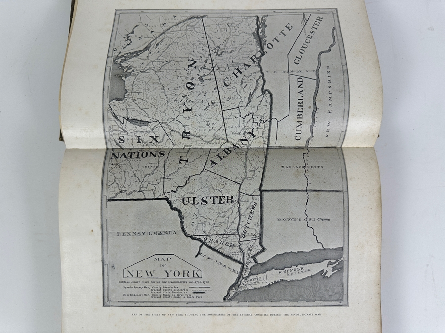 Antique 1898 Second Edition Hardcover Book New York In The Revolution As Colony And State By James A. Roberts - Details The Role Of New York In The American Revolutionary War [Photo 4]