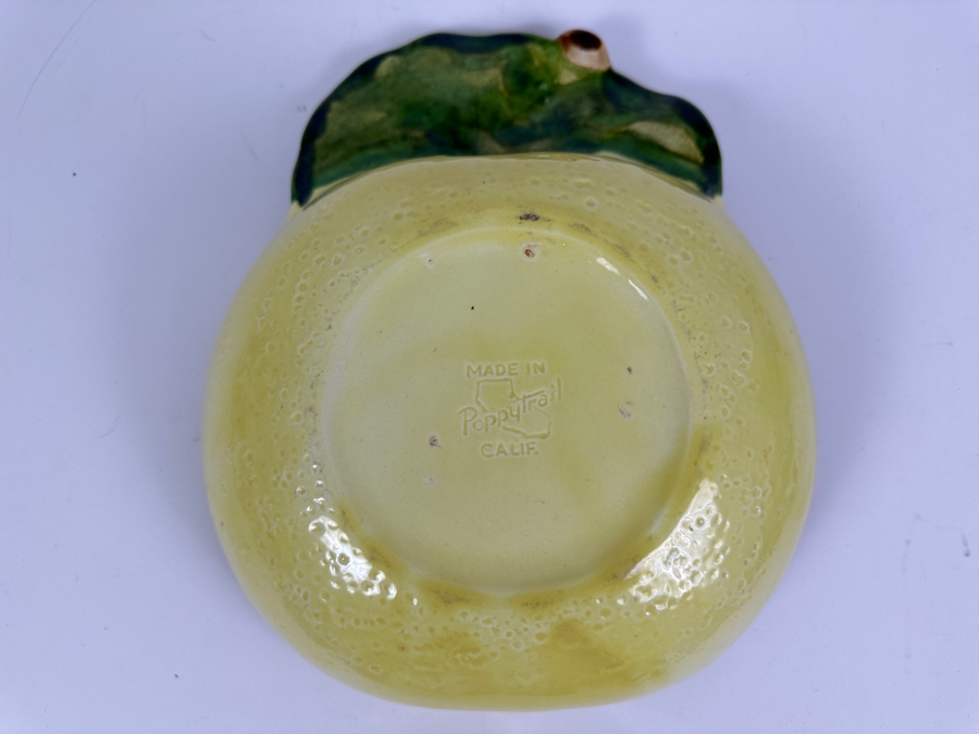 Poppytrail California Pottery Lemon Bowl 10.5 X 11 X 3H [Photo 3]