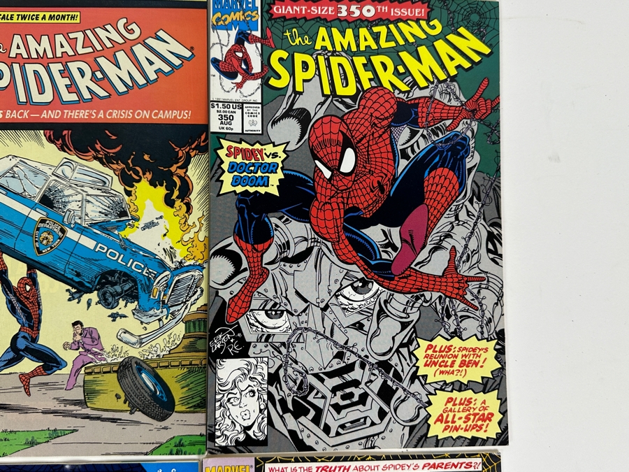 Six Vintage Marvel The Amazing Spider-Man Comic Books [Photo 4]
