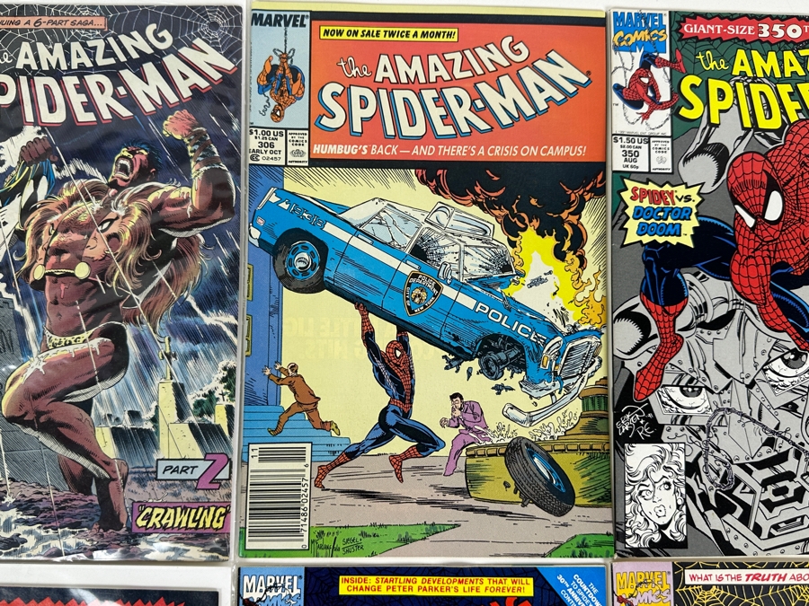 Six Vintage Marvel The Amazing Spider-Man Comic Books [Photo 3]