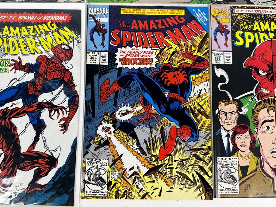 Six Vintage Marvel The Amazing Spider-Man Comic Books [Photo 6]