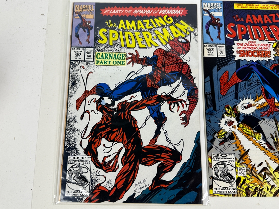 Six Vintage Marvel The Amazing Spider-Man Comic Books [Photo 5]