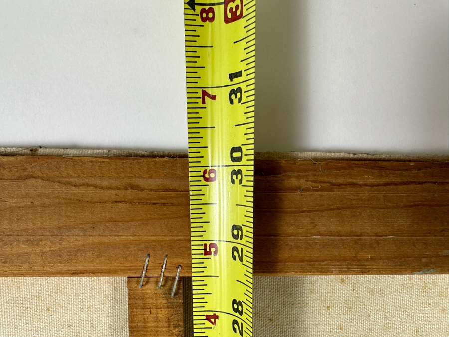 Original Gerry Kirk Abstract Expressionist Oil Painting On Canvas Of An Ocean Scene Unsigned 40 X 30 [Photo 11]