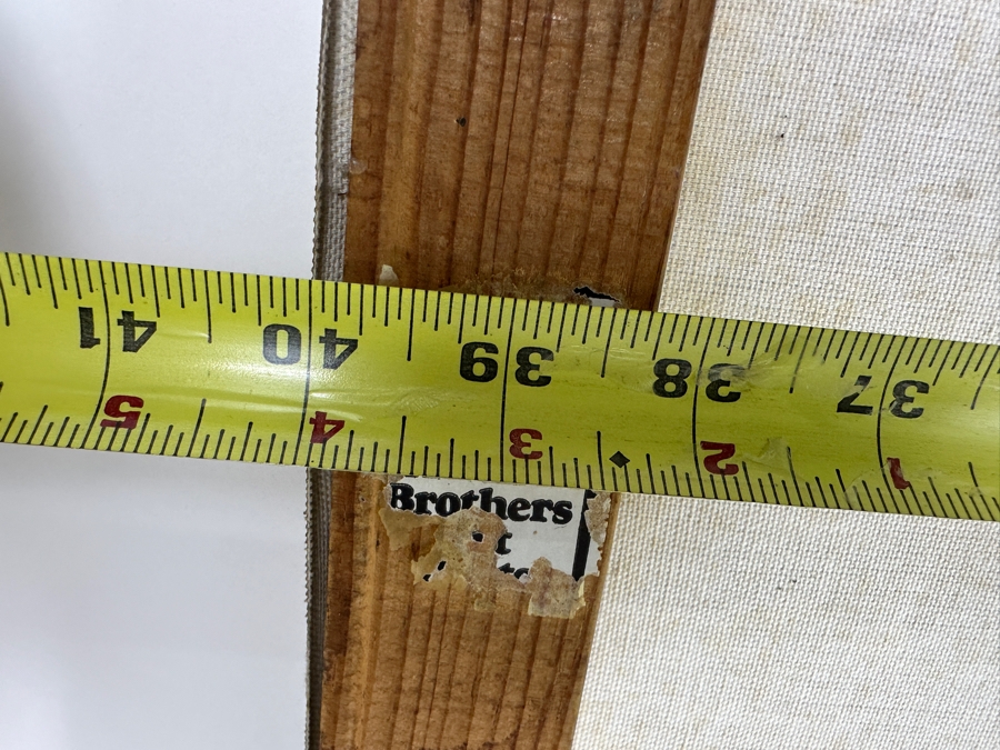 Original Gerry Kirk Abstract Expressionist Oil Painting On Canvas Of An Ocean Scene Unsigned 40 X 30 [Photo 10]