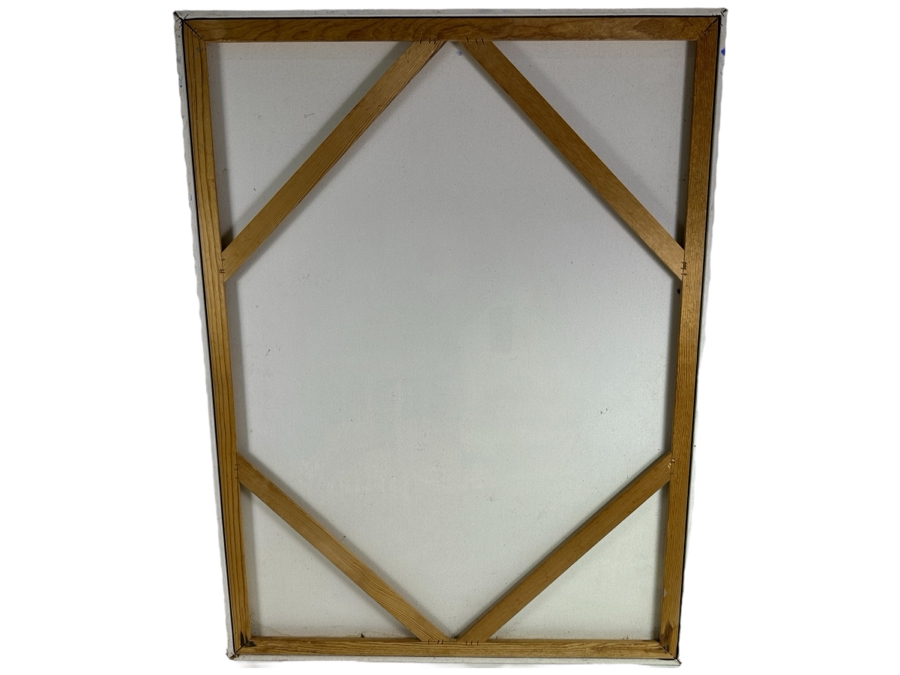 Original Gerry Kirk Abstract Expressionist Oil Painting On Canvas Of The Old Point Loma Lighthouse In San Diego Unsigned 30 X 40 [Photo 10]