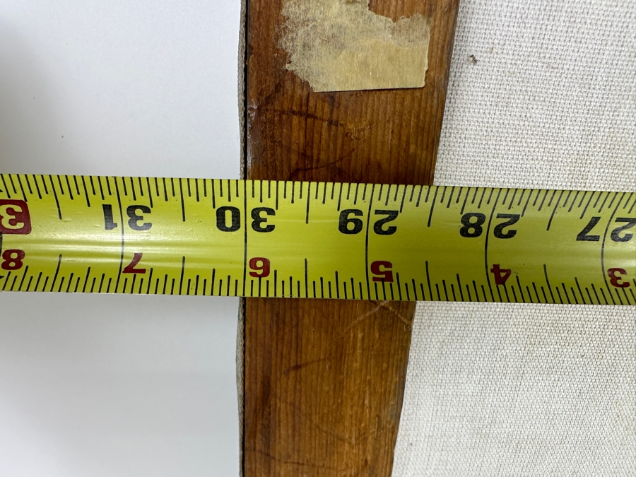 Original Gerry Kirk Abstract Expressionist Oil Painting On Canvas Of A Native American Chief Unsigned 30 X 40 [Photo 11]