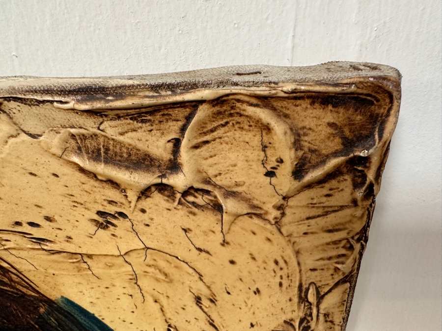 Original Gerry Kirk Native American Portrait Oil Painting On Canvas Signed Lower Right 18 X 24 [Photo 8]