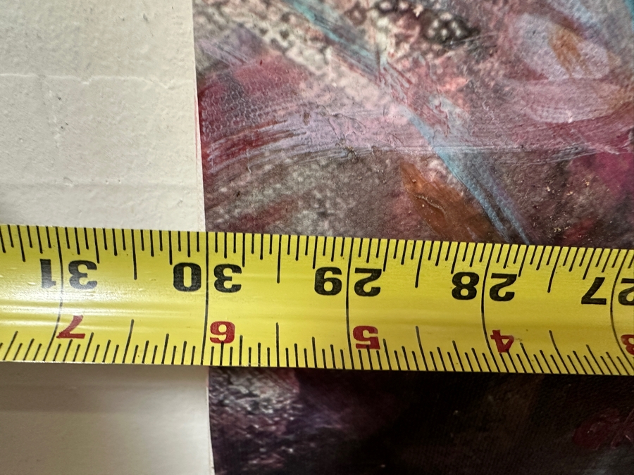 Original Gerry Kirk Abstract Expressionist Native American Portrait Oil Painting On Canvas Signed Lower Left 30 X 40 [Photo 8]