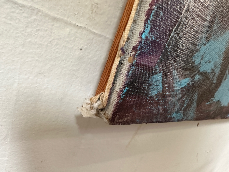 Original Gerry Kirk Abstract Expressionist Native American Portrait Oil Painting On Canvas Signed Lower Right And Verso 1976 30 X 40 [Photo 9]