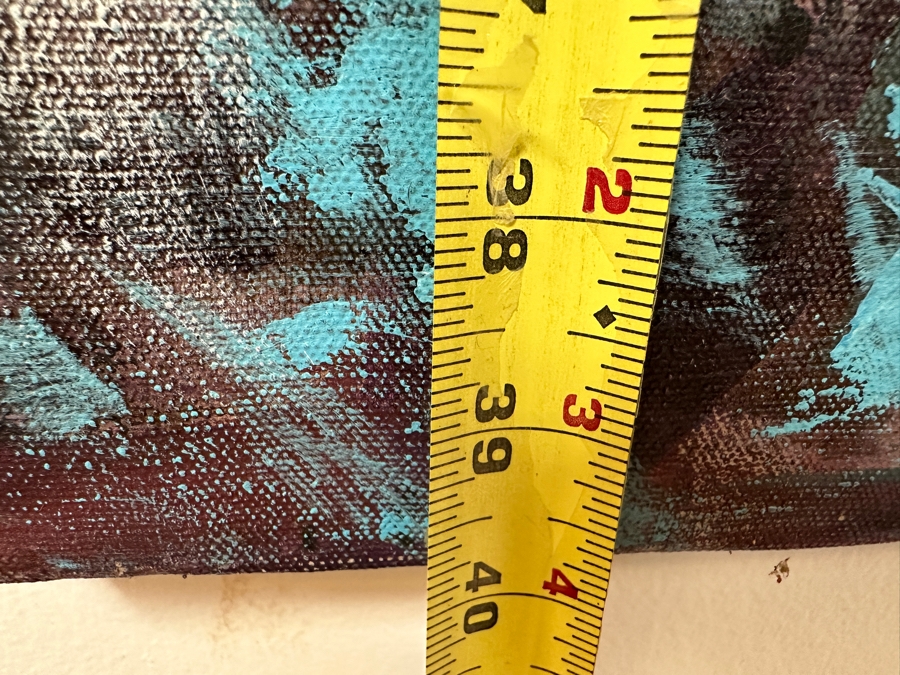 Original Gerry Kirk Abstract Expressionist Native American Portrait Oil Painting On Canvas Signed Lower Right And Verso 1976 30 X 40 [Photo 11]