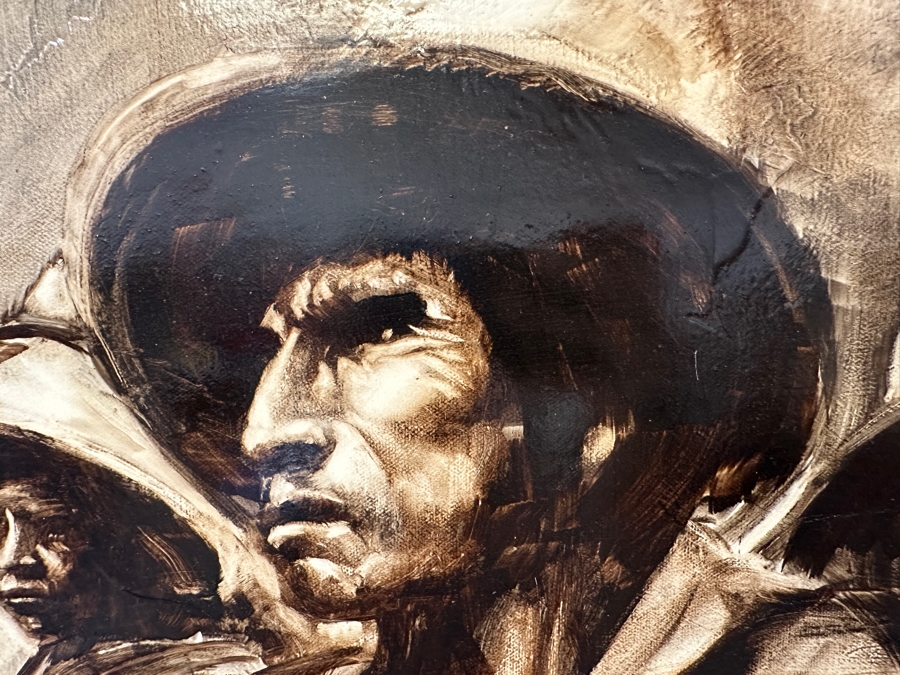 Original Gerry Kirk Oil Painting On Canvas Signed Lower Right 1971 18 X 14 [Photo 3]