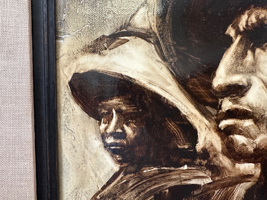 Original Gerry Kirk Oil Painting On Canvas Signed Lower Right 1971 18 X 14 [Photo 4]