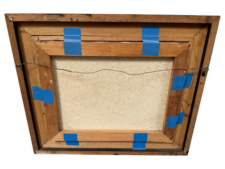 Original Gerry Kirk Oil Painting On Canvas Signed Lower Right 1971 18 X 14 [Photo 14]