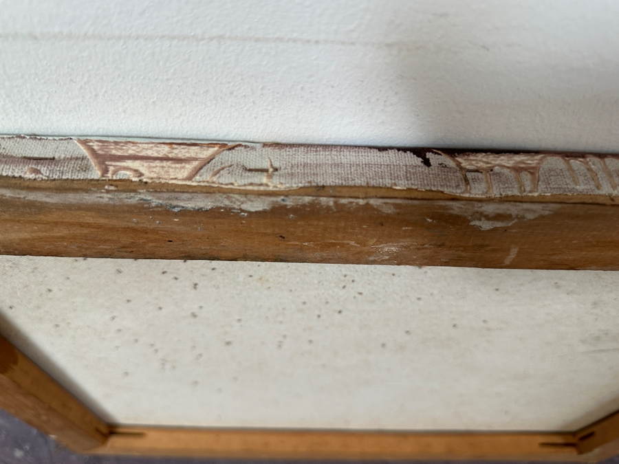 Original Gerry Kirk Portrait Oil Painting On Canvas Unsigned 20 X 16 [Photo 9]