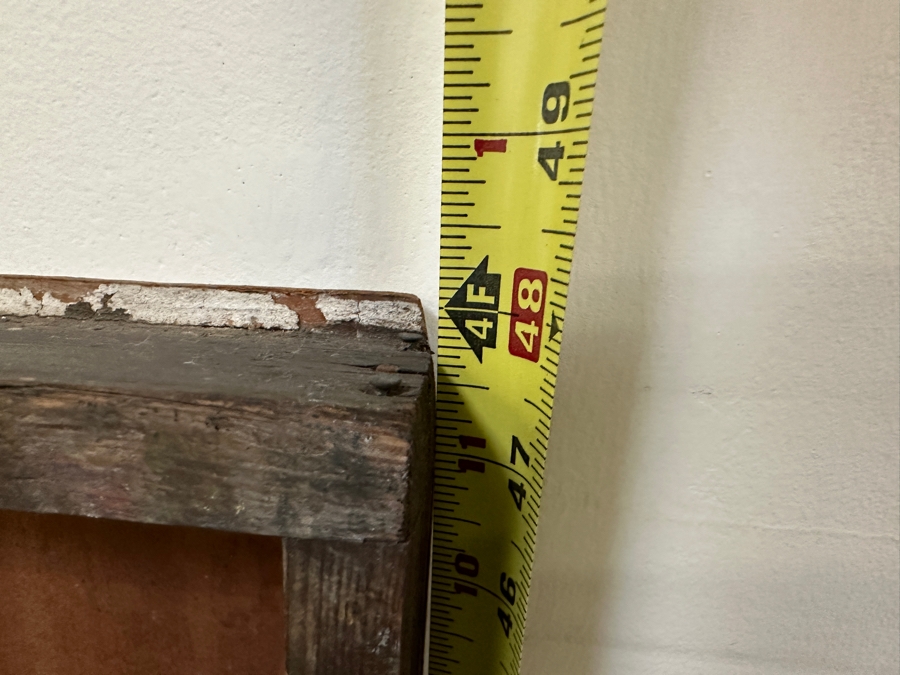 Original Gerry Kirk Oil Painting On Board Portrait Of A Standing Girl Signed Verso Yagle (Name He Used Early In His Career) 32 X 48 [Photo 20]