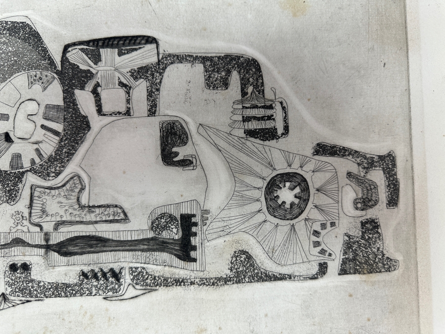 Vintage 1963 Gerry Kirk Hand Signed Print Signed (Gerhardt Yagle - Name He Used Early In His Career) 24 X 13 [Photo 2]