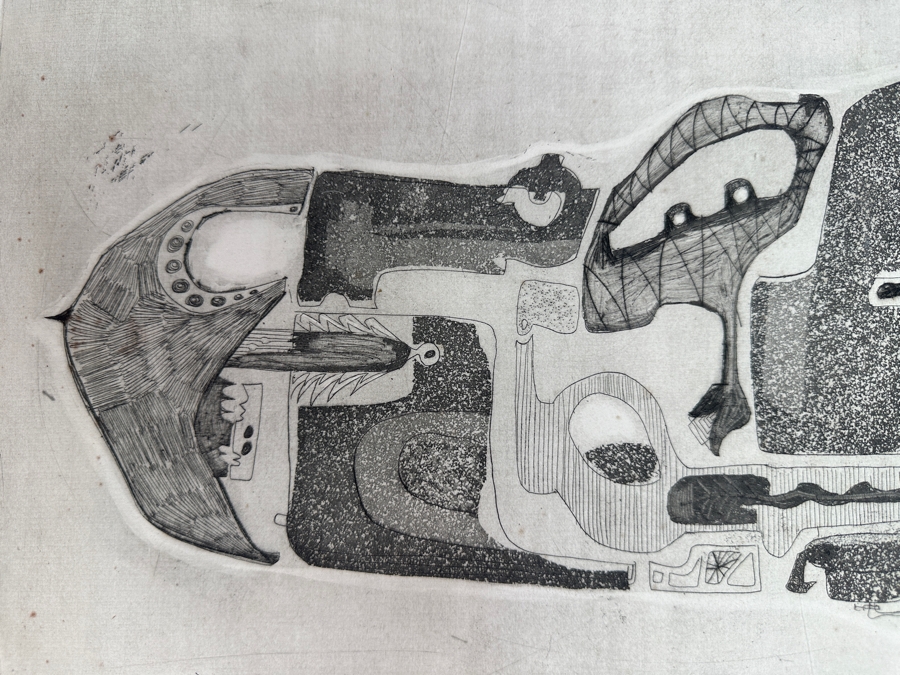 Vintage 1963 Gerry Kirk Hand Signed Print Signed (Gerhardt Yagle - Name He Used Early In His Career) 24 X 13 [Photo 4]