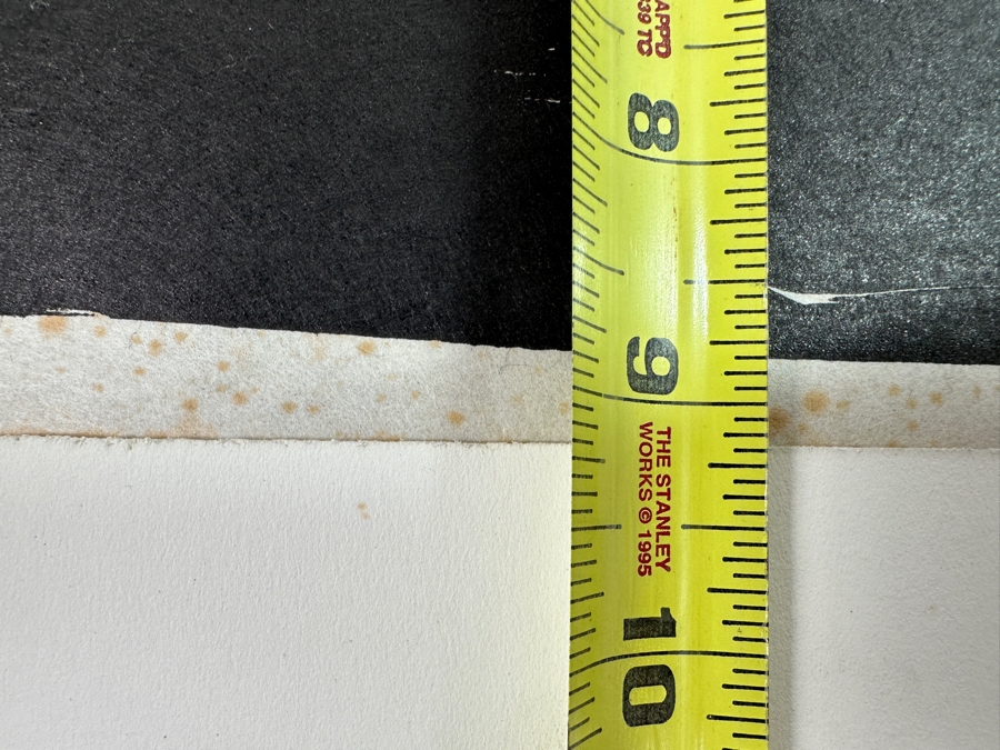 Vintage 1963 Gerry Kirk Hand Signed Woodblock Print Signed (Gerhardt Yagle - Name He Used Early In His Career) 13.5 X 9 With The Original Hand Carved Woodblock That Produced the Print - Carved On Both Sides Of The Woodblock 24 X 9.5 - See Photos [Photo 5]