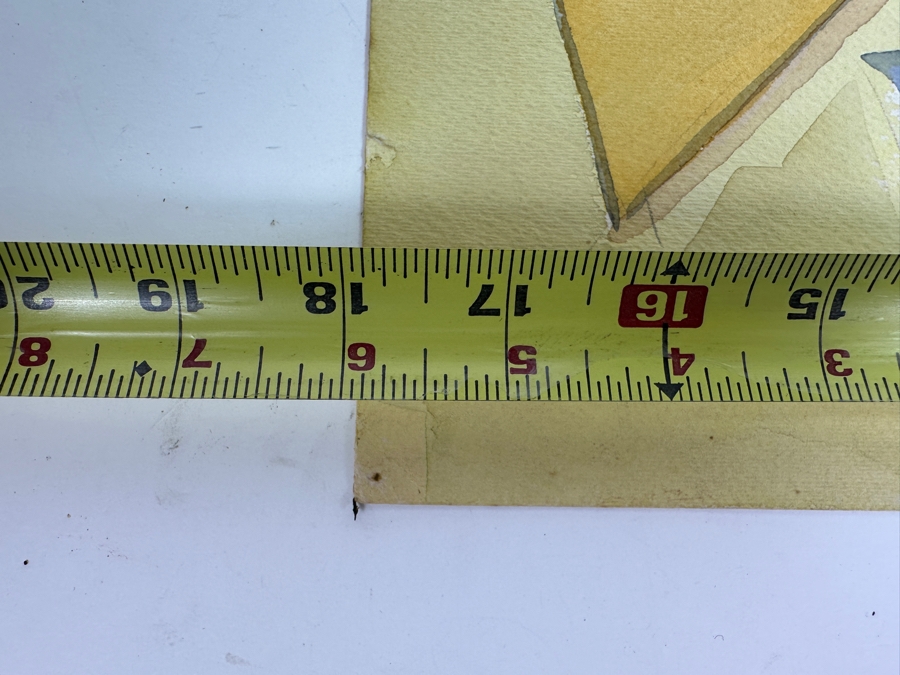 Original Gerry Kirk Watercolor Painting On Paper Unsigned Of Desert Camping Scene 18 X 15 [Photo 8]