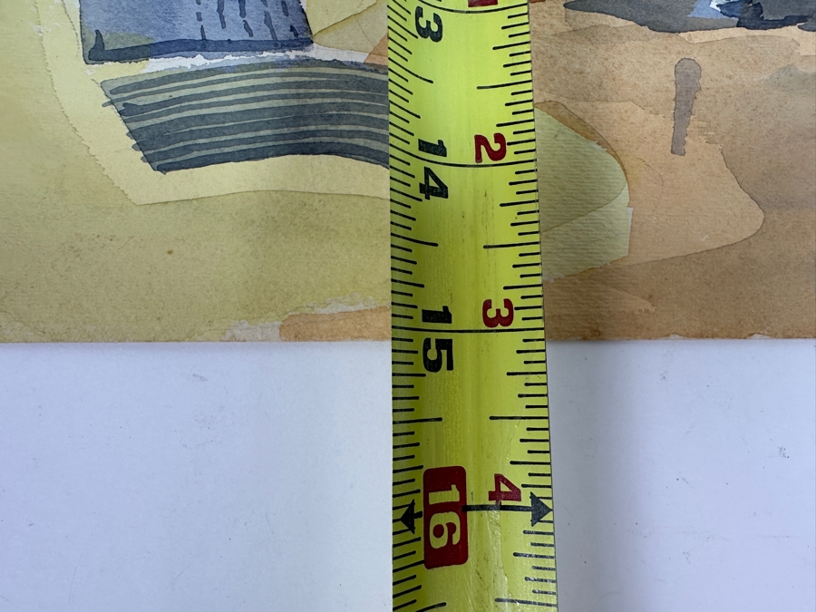 Original Gerry Kirk Watercolor Painting On Paper Unsigned Of Desert Camping Scene 18 X 15 [Photo 9]