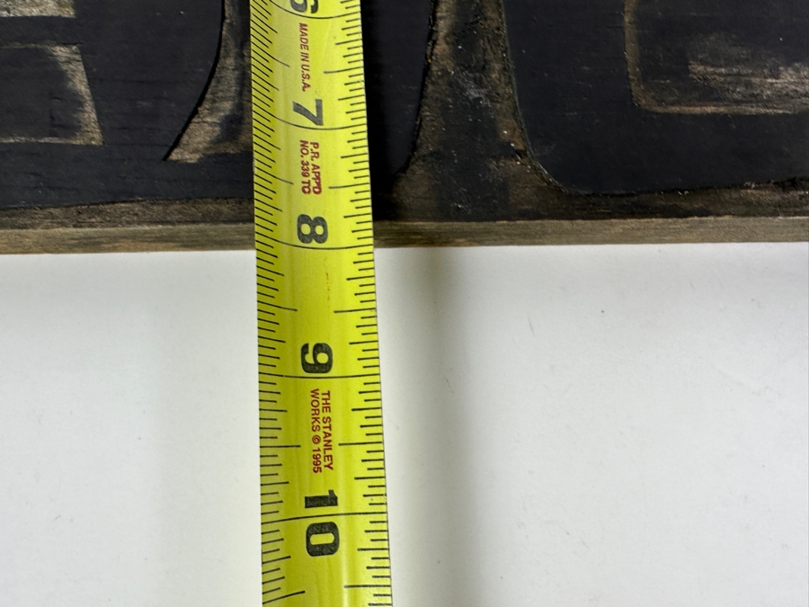 Original Gerry Kirk Hand Carved Woodblock (One-Sided) Used To Make Woodblock Prints 21 X 8 [Photo 10]