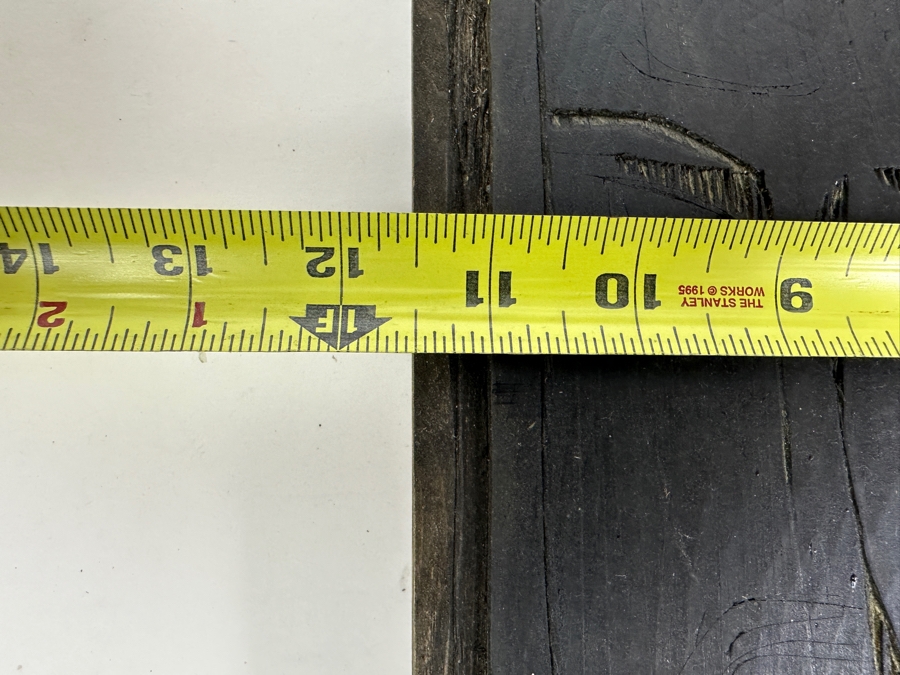 Original Gerry Kirk Hand Carved Woodblock (Double-Sided) Used To Make Woodblock Prints 11.5 X 26.5 [Photo 10]