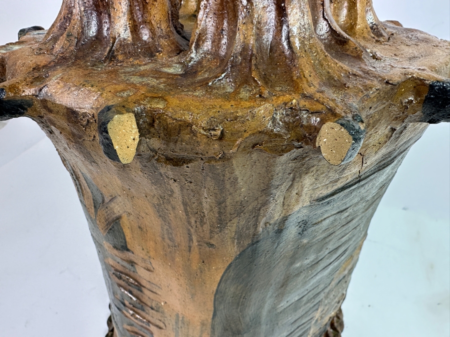 Original Gerry Kirk Art Pottery Sculpture Signed 11W X 10.5D X 21.5H [Photo 6]