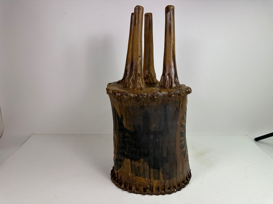 Original Gerry Kirk Art Pottery Sculpture Signed 11W X 10.5D X 21.5H [Photo 11]