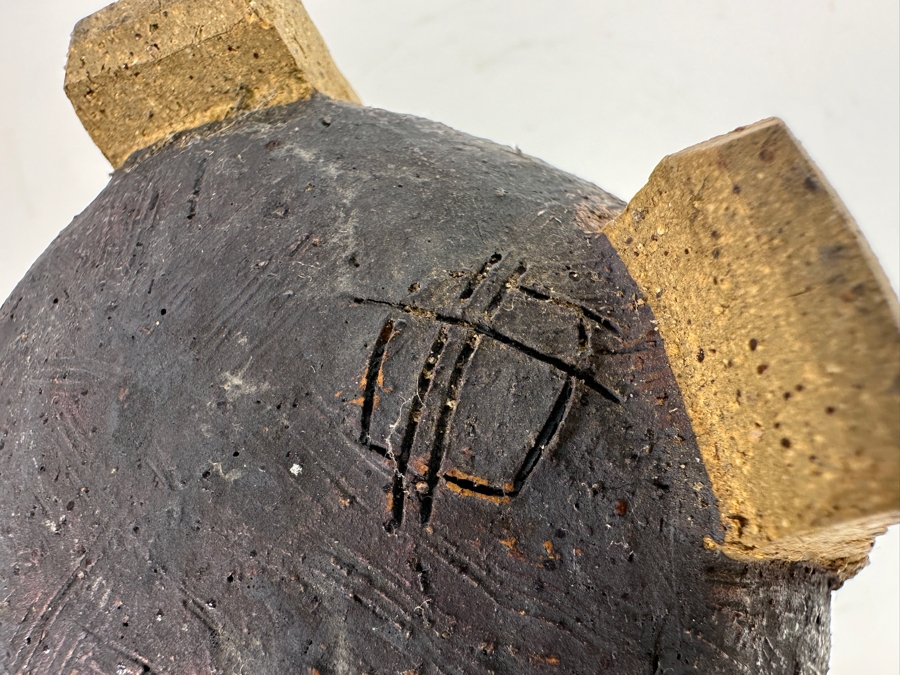 Original Gerry Kirk Art Pottery Footed Vase Signed 8.5H [Photo 10]