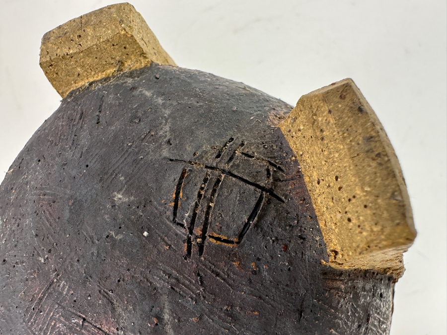 Original Gerry Kirk Art Pottery Footed Vase Signed 8.5H [Photo 12]