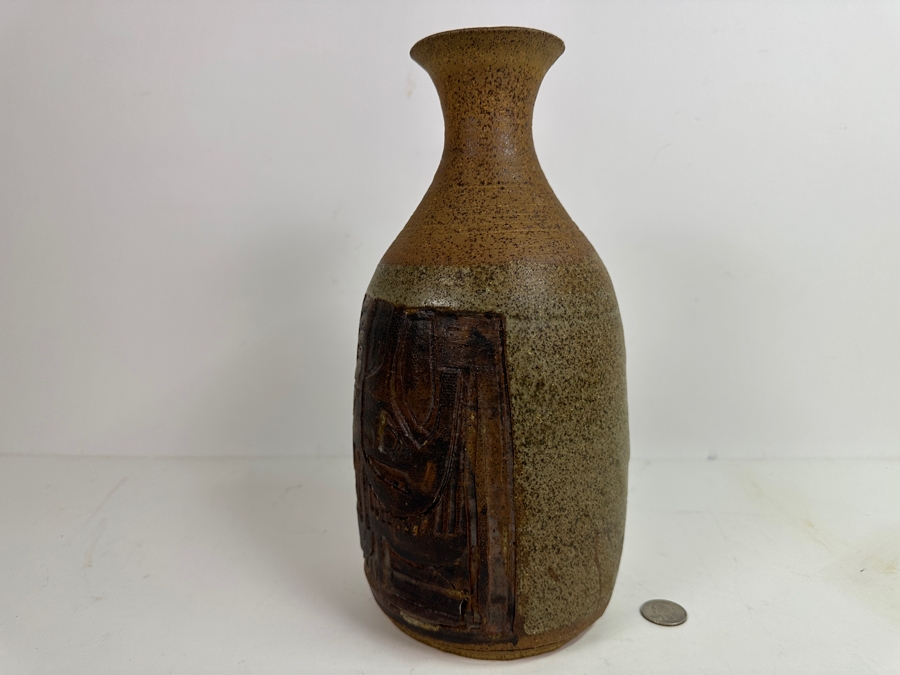 Original Gerry Kirk Art Pottery Vase Signed 12H [Photo 6]