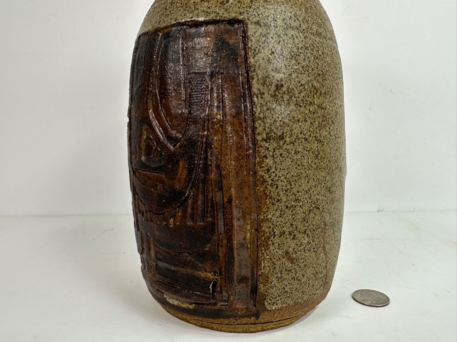 Original Gerry Kirk Art Pottery Vase Signed 12H [Photo 5]
