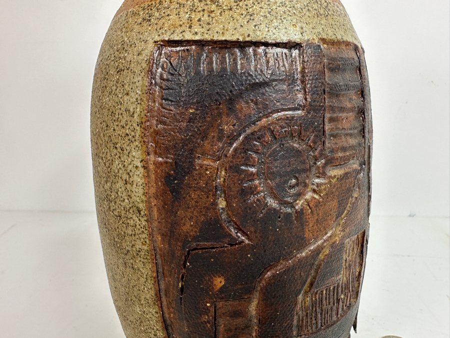Original Gerry Kirk Art Pottery Vase Signed 12H [Photo 8]