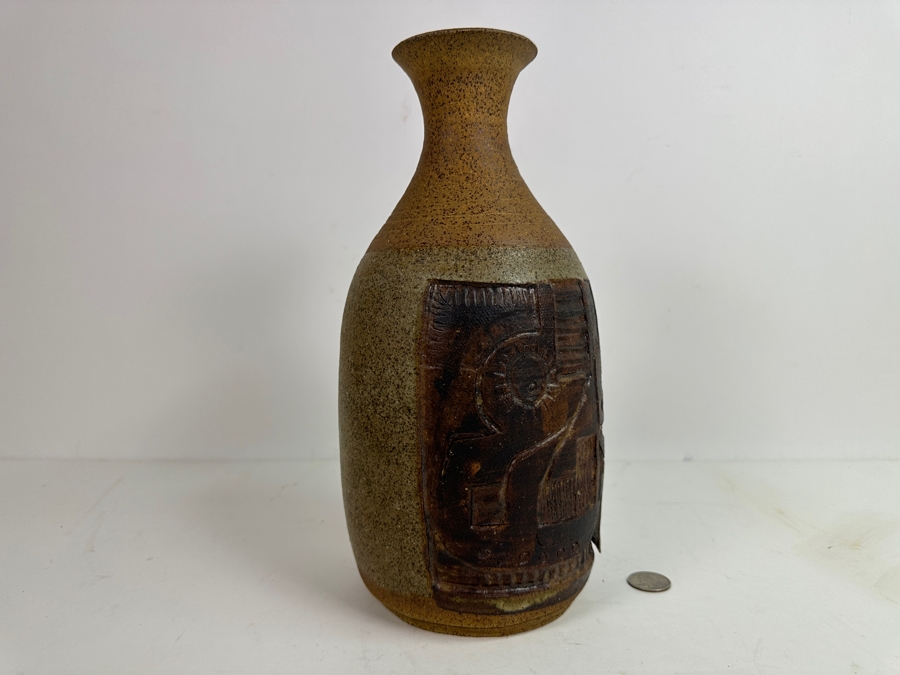 Original Gerry Kirk Art Pottery Vase Signed 12H [Photo 7]