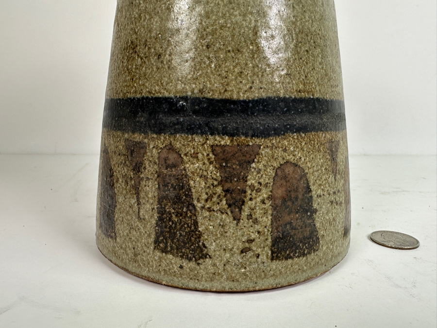 Original Gerry Kirk Art Pottery Vase Signed 10H [Photo 2]