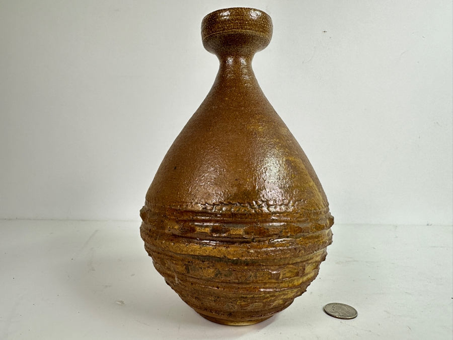 Original Gerry Kirk Art Pottery Vase Unsigned 9H [Photo 2]