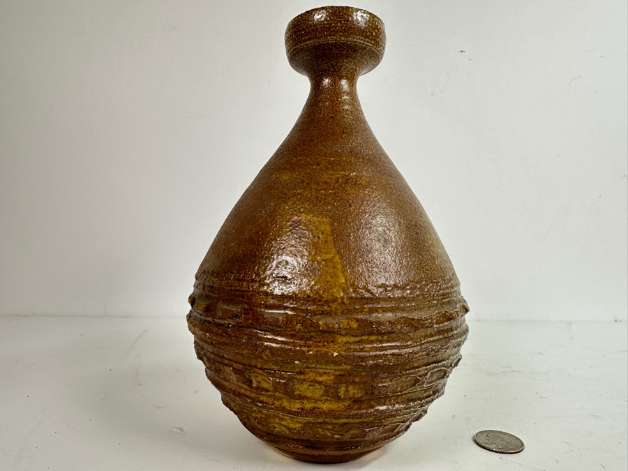 Original Gerry Kirk Art Pottery Vase Unsigned 9H [Photo 4]