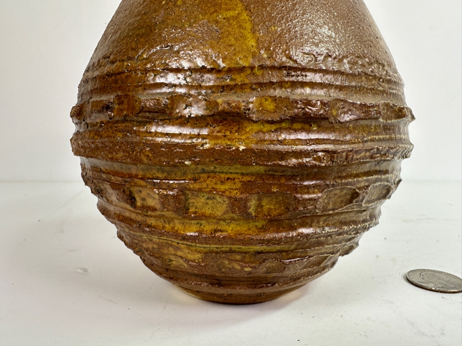Original Gerry Kirk Art Pottery Vase Unsigned 9H [Photo 5]