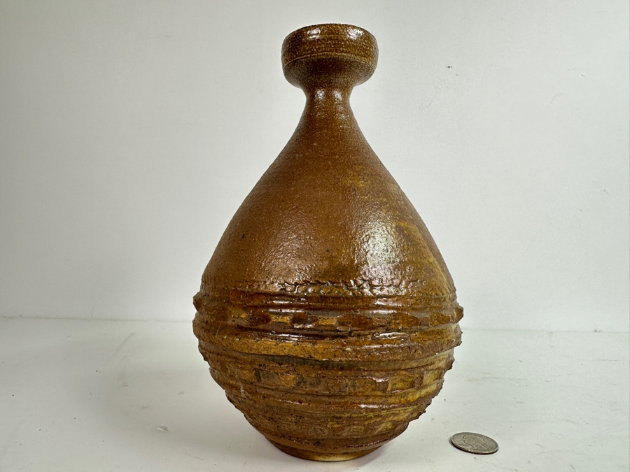 Original Gerry Kirk Art Pottery Vase Unsigned 9H [Photo 3]